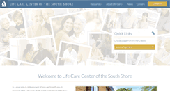 Desktop Screenshot of lifecarecenterofthesouthshore.com